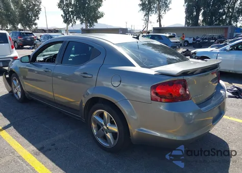 2012 Dodge Avenger Sxt Plus из США, поврежденный, VIN 1C3CDZEG6CN325811